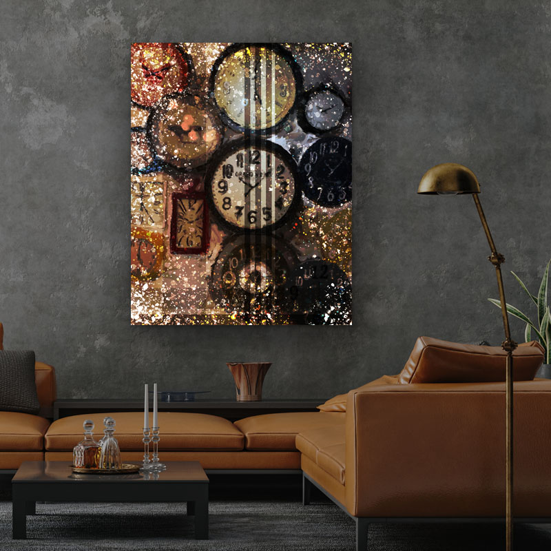 Times Twelve Painting by Laura Lane Design